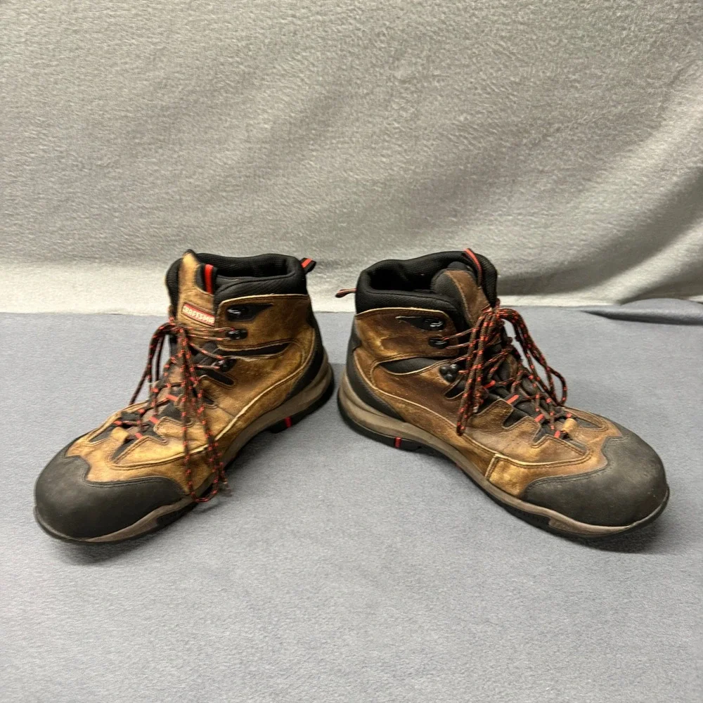Craftsman Boots‎ Mens 13 D Safety Toe Hiker Brown Work Leather Utility
